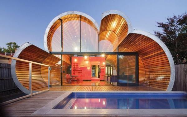 Dnyann en ilgin binalar  <br>  Cloud House, McBride Charles Ryan, Fitzroy North, Australia
