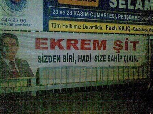 Yorum yapmamza gerek brakmayan afi almasyla bir adaymz