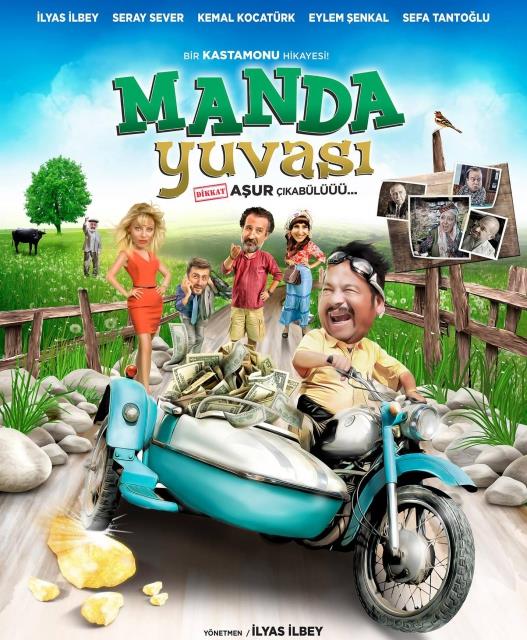 "Manda Yuvas"    <br>lyas lbey`in ynettii filmin barolnde lyas lbey ve Eylem enkal yer alyor. Komedi trndeki film; altklar hayatlaryla, kapya dayanan sanayileme arasnda skp kalan Kastamonu aykal kyllerinin hikayesini anlatyor.