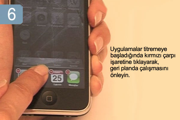 Arka planda �al��an programlar� kapat�n.