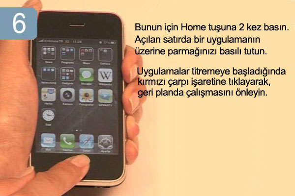 Arka planda �al��an programlar� kapat�n.