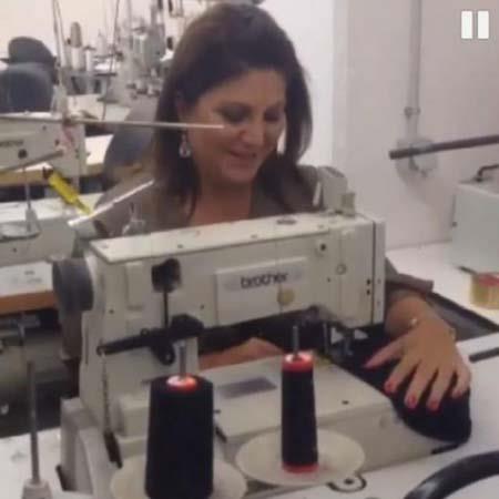 Instagram hesabndan yaynlad bir videoda overlok makinesinin bana geen Can, &#8216; Bugn ok sevdiim aile dostlarmn tekstil fabrikasn ziyaret ettim. Eski ve zaman zaman zlediim gnlerime gittim.