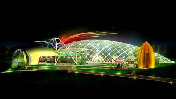 630 ton eliin, her biri farkl llerde 1500 adet camn kullanld inaatta sadece teknik ekipler deil, bilimsel alanlarda uzman isimler alyor.