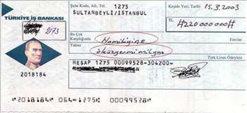 Araplarda eskiden kervan soygunlar ok olunca uzak yerlerdeki mallarn insanlar kk yazl katlarla satmaya balad. Dokuzuncu yzylda Mslman bir tccar in'de elindeki &#8220;sak&#8221;lar bozdurabiliyordu.