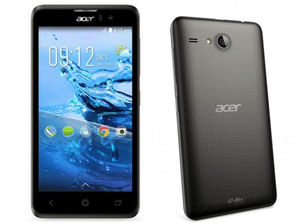ACER LQUD Z520 - 5 in 480x840 ekran, 4 ekirdekli 1.3GHz hzndaki MediaTek MT3582 ilemci, 1GB RAM, 8MP arka, 2MP n kamera, 8GB depolama alan (+MicroSD), DTS Studio Sound hoparlr