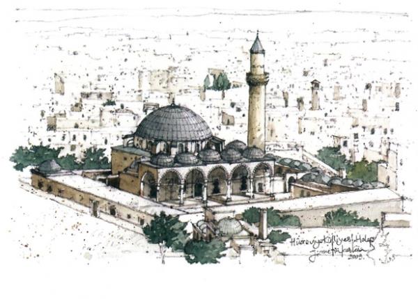 Hüsrev Paşa Külliyesi  <br>  Suriye'nin Halep kentinde inşa edilen tek kubbeli bir yapıdır. Cami ve buna iki yandan bitişik tabhane odaları, medrese ve imaret ile birlikte bir külliye oluşturur. Şam, Rumeli ve Mısır Beylerbeyi Hüsrev Paşa tarafından yaptırılmıştır. Cami Hüsrev Paşa'nın ölümünden sonra 1546 yılında tamamlanmıştır.