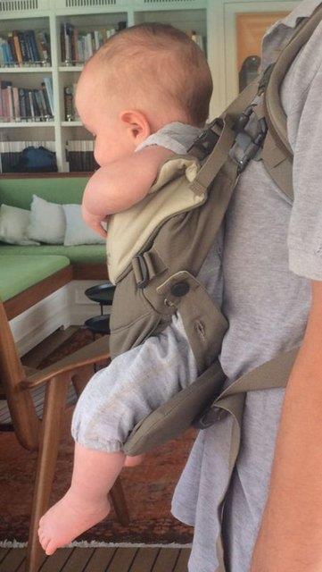 nl iftin oullar Arif Aziz, nceki gn bakcsyla Bebek sahilindeydi.