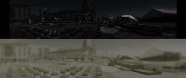 nsan gr (stte), kedi gr (altta)