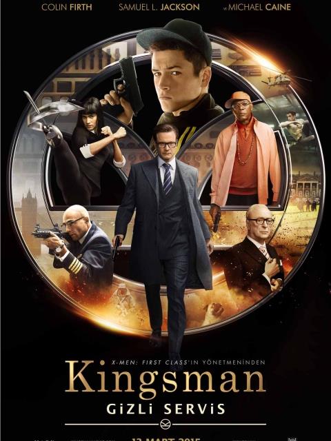 "Kingsman: Gizli Servis"  <br>  Matthew Vaughn`n ynettii filmin barolnde Colin Firth, Samuel L. Jackson, Michael Caine ile Mark Hamill yer alyor. izgi romandan beyaz perdeye uyarlanan film, kaba, ancak gelecek vadeden bir sokak serserisinin gizli servis eitim programna dahil olmasn konu alyor.