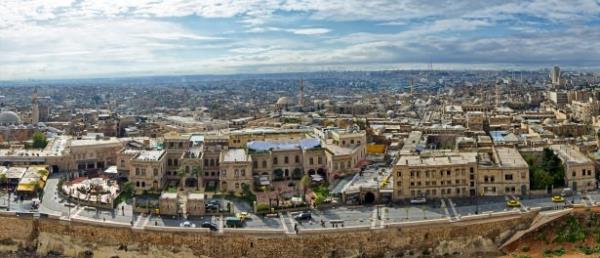 Halep'in eski halinden bir fotoraf.