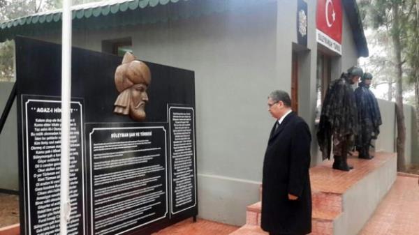 10 gn gibi ksa bir srede burann btn alt ve st yapsn bitirdik. Hayrl olsun . Bundan sonra vatandalarmz daha rahat Sleyman ah Trbesi&#8217;ni ziyaret edebilecekler. zerinde durduumuz toprak artk hukuken bizim topramzdr."