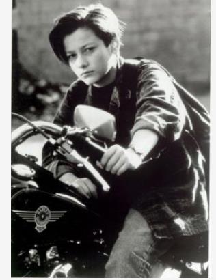 Edward Furlong henz 14 yandayken Terminatr 2'de Gen Connor rolyle nlendi.
