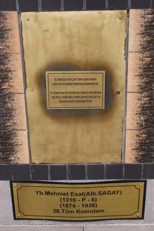 Yzba Mehmet Esat SAGAY  <br>  26.Tm. Komutan