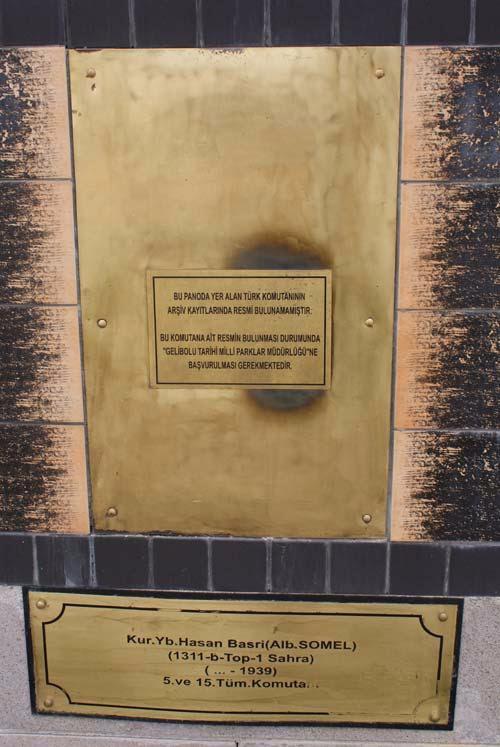 Kurmay Yarbay Hasan Bari SOMEL  <br>  5. ve 15.Tm Komutan