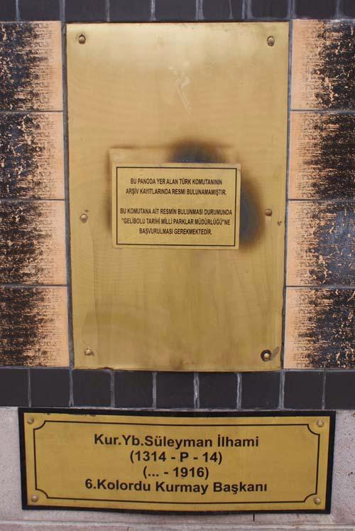 Kurmay Yarbay Sleyman lhami  <br>  6.Kolordu Kurmay Bakan