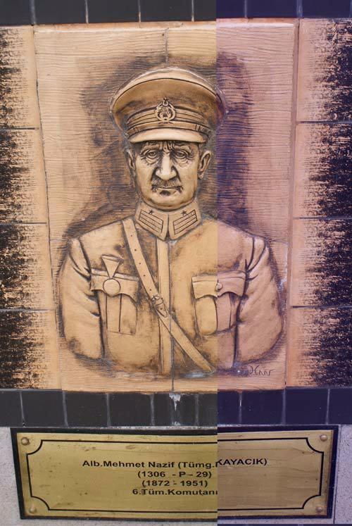 Albay Mehmet Nazif Kayack  <br>  6.Tm. Komutan