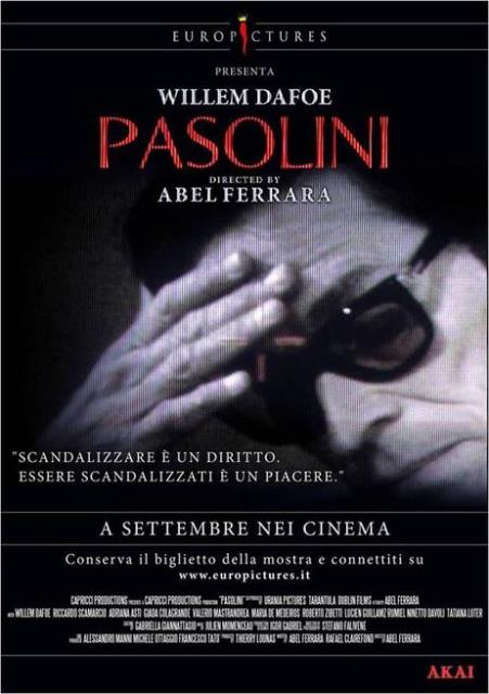 "Pasolini"  <br>    Biyografi ve dram trndeki film, talyan sanat ve siyaset evrelerinin en tannm isimlerinden biri olan air, ynetmen, gazeteci ve aydn Pasolini`nin lmne k tutuyor.