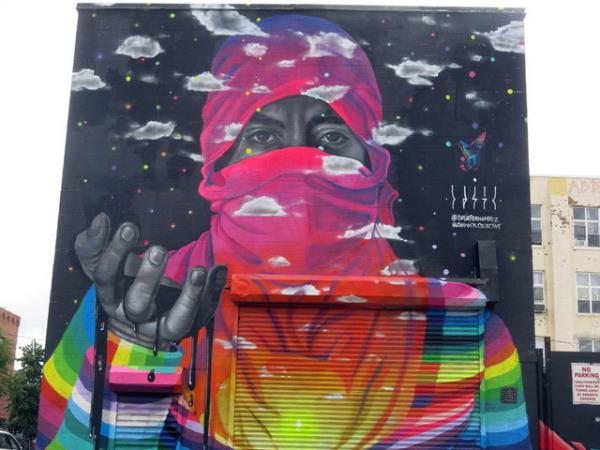 Dasic Fernandez, duvar resmi. New York.