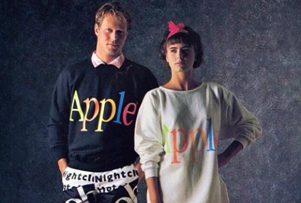 1986`da Apple giyim rnlerini piyasaya srd.