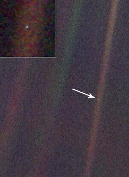 Ve burada 6 milyar km. teden, Neptn'den Dnyamz