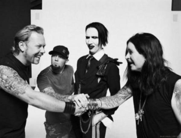 James Hetfield, Fred Durst, Marilyn Manson ve Ozzy Osbourne
