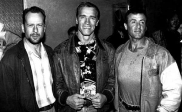 Bruce Willis, Arnold Schwarzenegger ve Sylvester Stallone