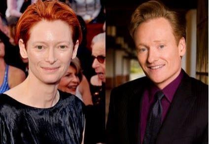 Tilda Swinton / Conan O`Brien