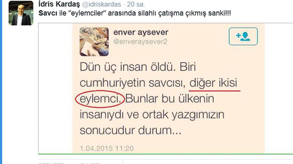 CNN Trk Programcs terrist diyemiyor