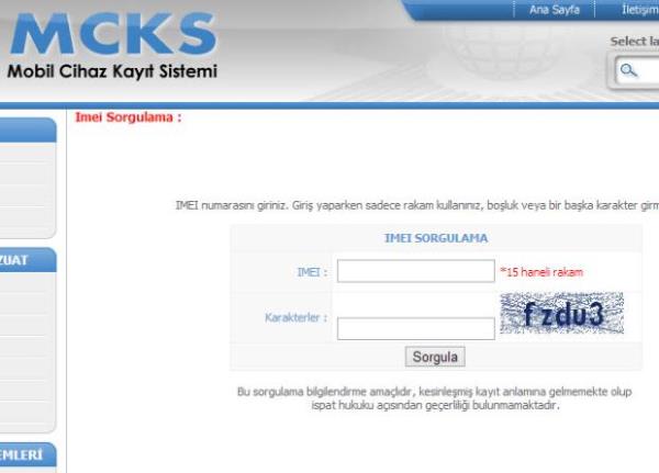IMEI kodunun kaytl olup olmadn BTK&#8217;nn IMEI sorgulama servisinden cretsiz olarak renmeniz mmkn.