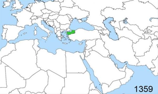 1299-1923 yllar arasnda gerekleen olan bu srete Osmanl haritasnda sk deiimlere neden oldu.
