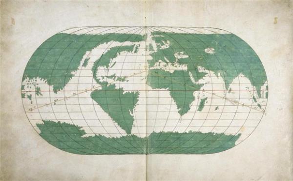 Ali Macar Reis'in Dnya Haritas, 1567