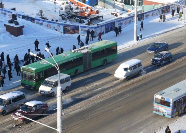 Rusya'da ekilen bu fotorafta bir src dikkat ekti.