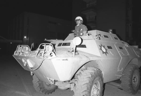 1978'de Ankara'da gvenlik nlemi alan polis...