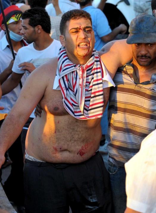 Msr'da halk birbirine girdi