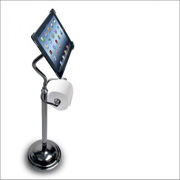 steyene telefonlu versiyonu da mevcut: Tuvalette tablet tutucu