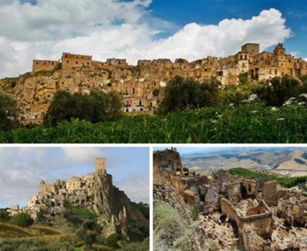 <p><b>Craco, italya</b></p>    Craco, talya'nn Basilicata Blgesi'nde yer alan etkileyici bir Ortaa kenti. 1891 ylnda 2 binin stnde nfusu olan Craco, kuraklk, deprem, heyelan ve savalar nedeniyle zamanla boalm. Blgenin son yerlileri ise 1960 ylnda kasabay terk etmi...