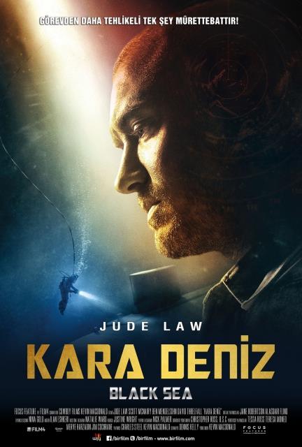"Kara Deniz"  <br>  Kevin MacDonald`n ynettii "Kara Deniz" filminin barolnde Jude Law yer oynad. Eski mrettebatyla arasn dzeltmek amacyla iinde tonlarca altn olduu sylenen bir denizalty bulmak zere Kara Deniz`de maceraya atlan kaptan rolnde izleyicinin karsna kan Jude Law`a, Scoot McNairy ve Ben Mendelsohn gibi isimler elik etti.