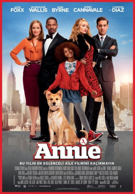 "Annie"  <br>  Yllardr severek izlenen bir Broadway klasii olan "Annie", gncel yorumu ile sinema perdesine tand. Will Gluck`un ynettii mzikal trndeki filmin oyuncu kadrosunda Quvenzhane Wallis, Cameron Diaz, Jamie Foxx ile Rose Byrne yer ald.