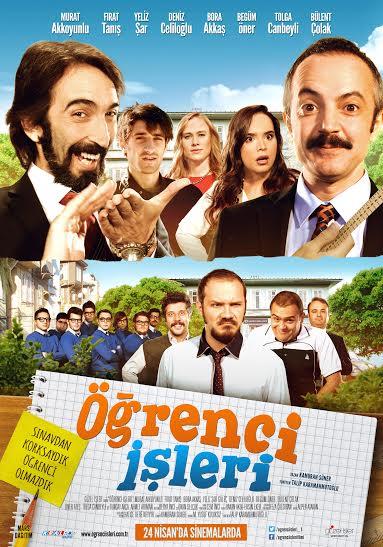 "renci leri"<br>    Murat Akkoyunlu, Frat Tan, Yeliz ar, Deniz Celilolu, Bora Akka, Begm ner, Tolga Canbeyli, Serhan zben, Blent olak, Tuncay Aka ve Ahmet Arman`n rol ald "renci leri", komedi merakllarnn ilgisini ekmeye aday. Talip Karamahmutolu`nun ynettii filmde, dershane iin iddiaya giren iki kardein ve rencilerinin komik hikayesi anlatlyor.
