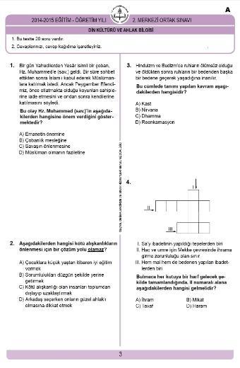 Teog Soru ve Cevaplar-Din