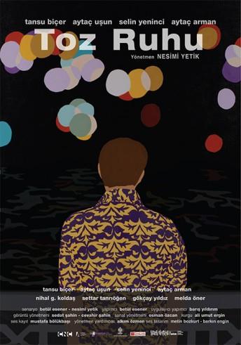 "Toz Ruhu"  <br>  Nesimi Yetik`in ynettii "Toz Ruhu" filminin oyuncu kadrosunda Tansu Bier, Ayta Uun, Selin Yeninci ile Ayta Arman yer alyor. Film, stanbul`da hayatn gndelikilik yaparak kazanan ve hayran olduu arabesk mzik iin besteler yapan bir adamn, i yalnzln ve evresindeki insanlarla arasndaki ilikileri beyazperdeye tayor. Dram trndeki film, 2014 Adana Altn Koza Film Festivali`nde "En yi Film", "En yi Erkek Oyuncu" (Tansu Bier) ve "En yi Sanat Ynetimi" dalnda dl ald.