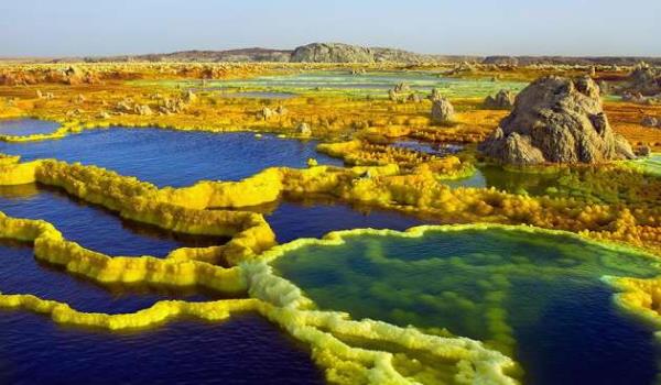 7. Dallol Volkan, Etiyopya