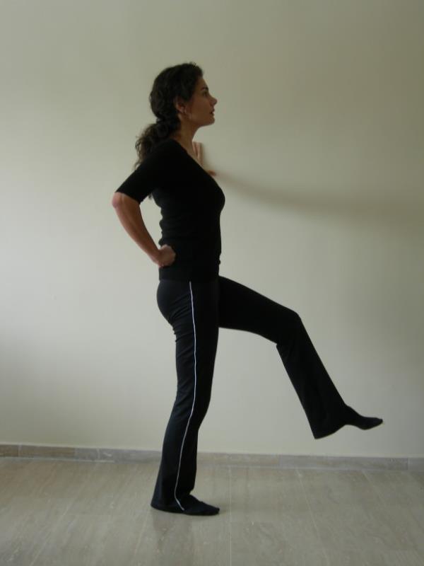 Pelvis blgesi dengesini salamak iin yaptmz bu egzersiz uygulama esnasnda terapistin gsterdii ekilde tek elimizin yumruk yaplarak kala zerinde bask uygulamas esnasnda, ayn bacan ileri geri sallanmas hareketi ile yaplacaktr.Her iki bacaa da (vcut ihtiya hissettiinde/ar olduunda) 10 adet sallama eklinde uygulanacaktr