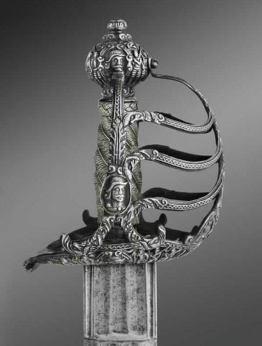 İngiliz Lordu Oliver Cromwell'in 1650 yılında yapılmış kılıcı