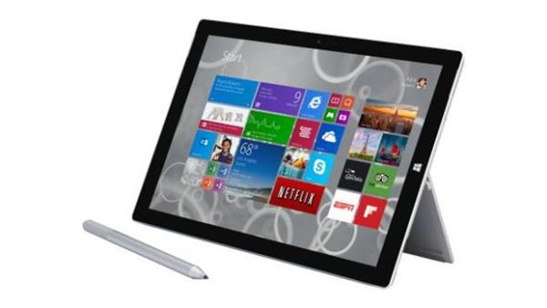 Microsoft Surface 3<br>      10.8 in� ekran boyu