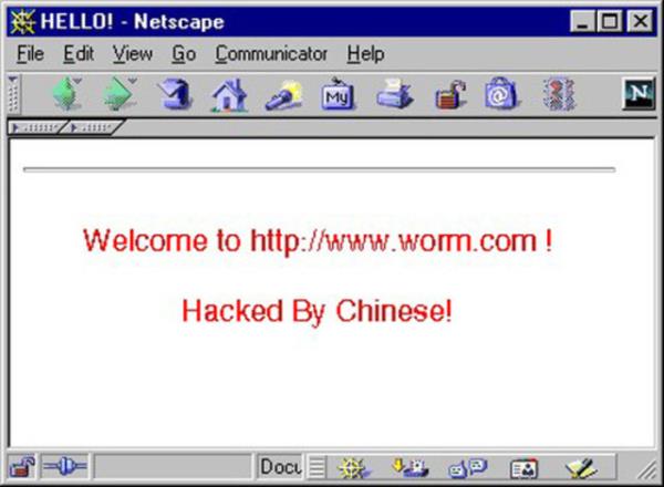Microsoft IIS web sunucusu balanan bilgisayarlara bulaan virs hzlca yayld. Bu virsten 1-2 milyon sunucu etkilendi ve yaklak 2 milyar dolar zarar gerekleti.