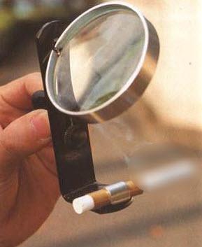 Gne n kullanarak sigara yakmaya yarayan bir icat...