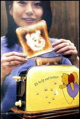 Winnie the Pooh sevenler iin gelitirilen tost makinesi...