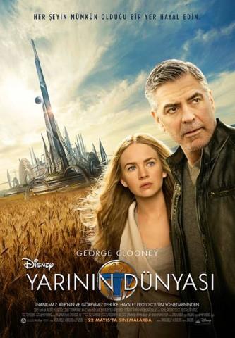 Yarnn Dnyas  <br>  Brad Bird`in ynettii "Yarnn Dnyas"nda Oscar dll oyuncu George Clooney, Hugh Laurie, Britt Robertson ile Raffey Cassidy oynuyor. Film, seyircilere sadece ryalarda grlebilecek trden yeni boyutlarn iinde, aralksz maceradan oluan bir yolculuk vadediyor.