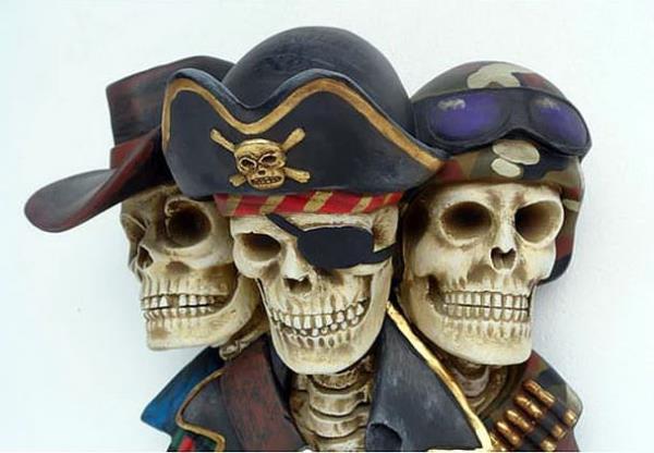 Kaptan korsanlarn taktklar tek gz bandnn amac, karanlk yerlere girildiinde karanla alma sresini yok etmektir.